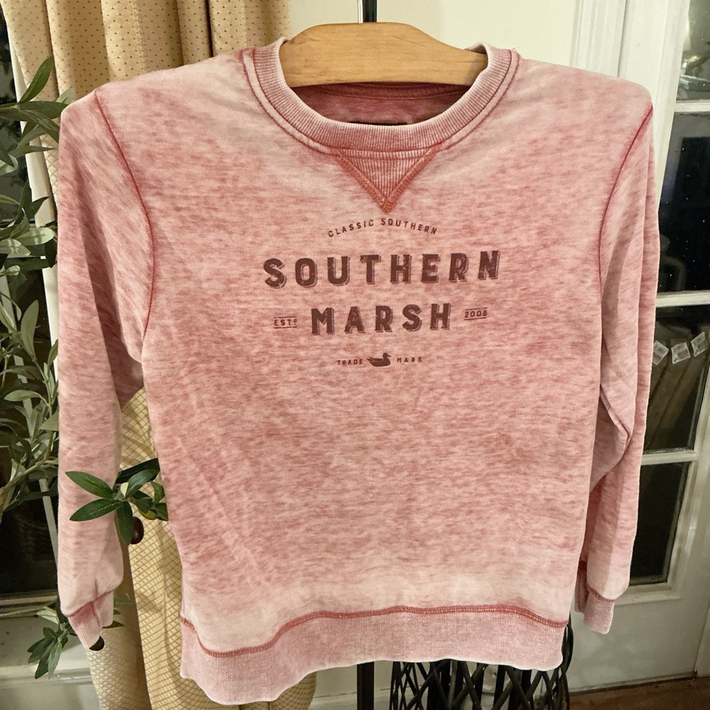 Southern Marsh Boys Pink Sweater